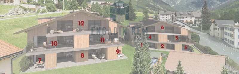 Wohnungsübersicht / Apartment overview / Panoramica degli appartamenti