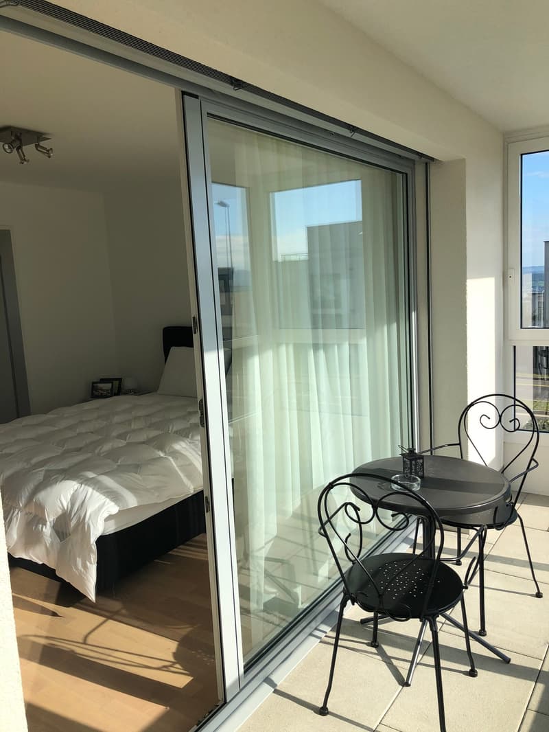Balkon verglast