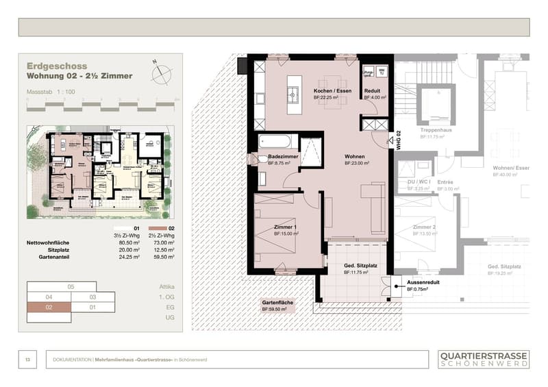 Neubau: Moderne 2.5 Zimmer-Wohnung im Erdgeschoss mit Gartenanteil (4)