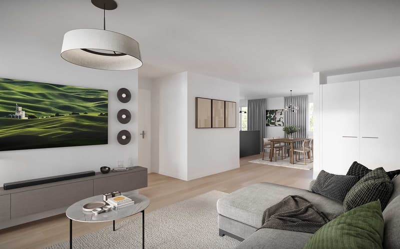 Neubau: Moderne 2.5 Zimmer-Wohnung im Erdgeschoss mit Gartenanteil (5)