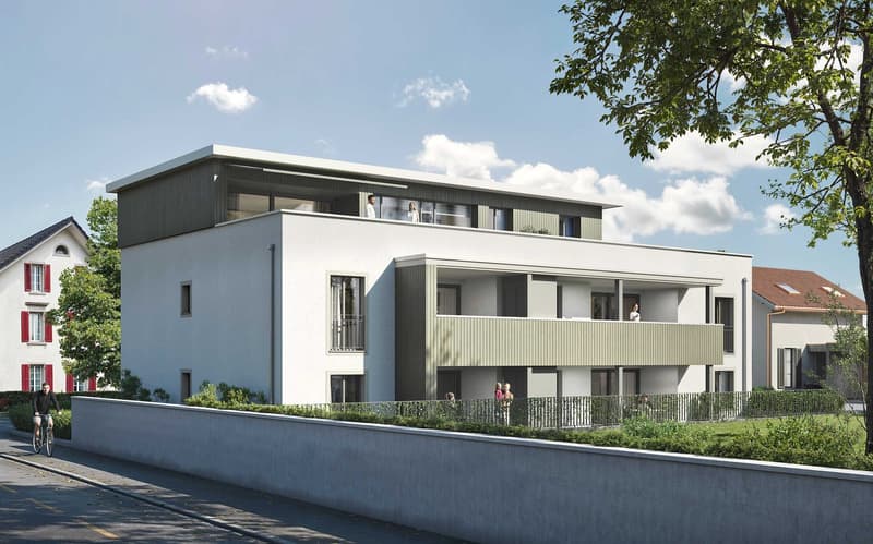 Neubau: Moderne 2.5 Zimmer-Wohnung im Erdgeschoss mit Gartenanteil (3)