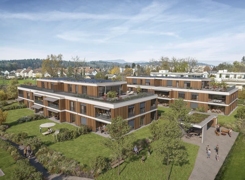 Letzte 3.5-Zimmer Eigentumswohnungen mit grossen Privatgärten im "Hirsch-Park", Uerkenweg 37 & 39 (4)
