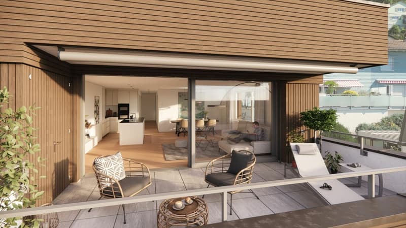 Appartement en copropriété neuf avec certificat Minergie (2)