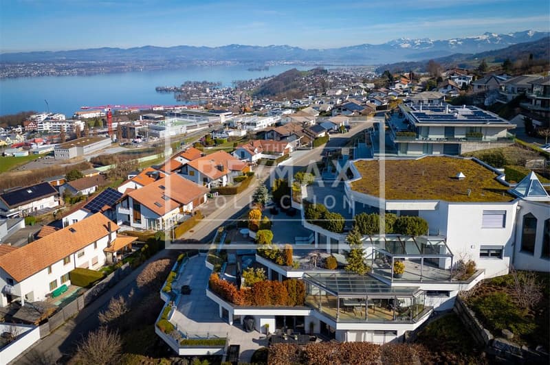 Exklusive 5.5-Zimmer-Terrassenwohnung mit Panoramablick und edler Ausstattung zu kaufen! Wollerau/SZ