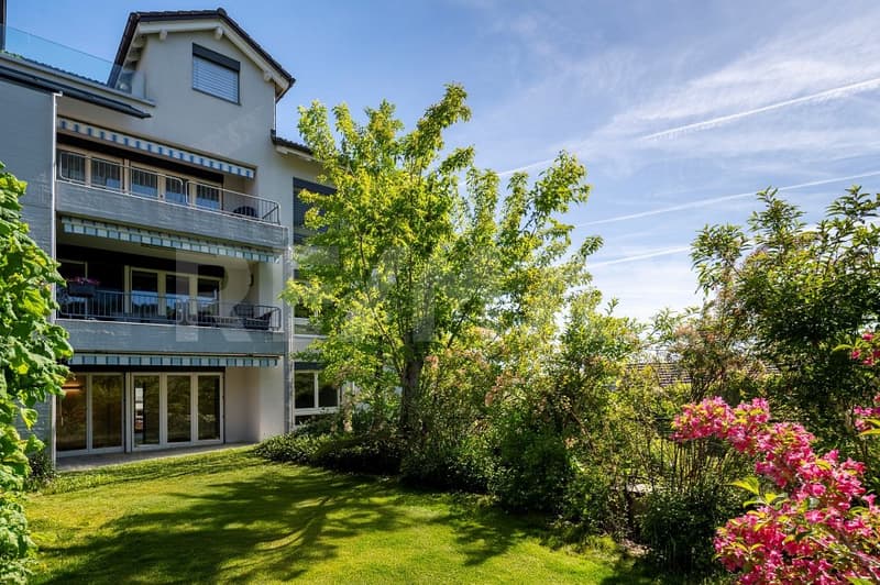 Modernes Wohnen eingebettet in die Natur / Frisch renovierte 4.5 Zimmerwohnung im EG / Im Baurecht (3)