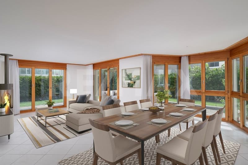 Grosszügige 4.5-Zimmer Gartenwohnung an ruhiger Lage in Einsiedeln zu kaufen! (4)