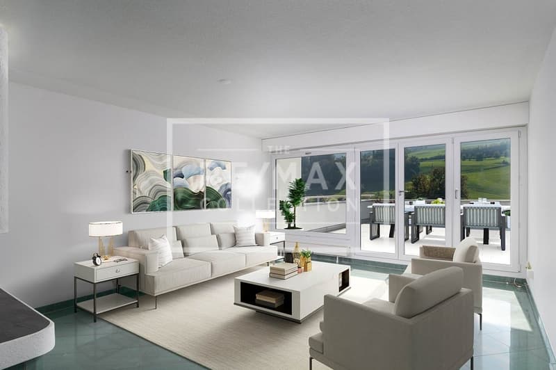 Exklusive 6.5-Zimmer-Terrassen-Wohnung mit herrlicher Aussicht und 5 Garagenplätzen! (5)