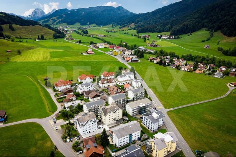 4.5 Zimmerwohnung mit 125 m² grossem Gartenanteil in Einsiedeln zu kaufen! (1)