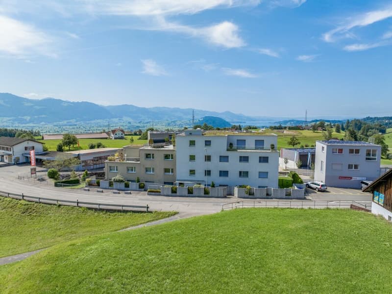 Ansicht des Hauses von Hinten