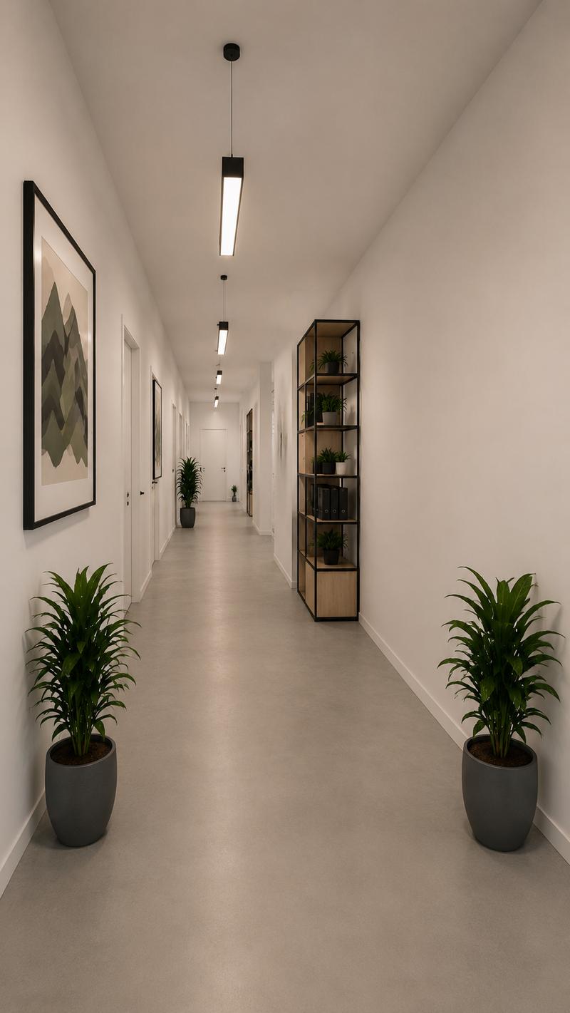 Visualisierung Korridor 1. OG