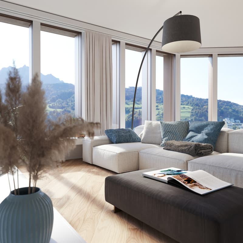 Exklusive 4.5-Zimmerwohnung im Eigentumsstandard -Willkommen im Pilatus Tower (3)