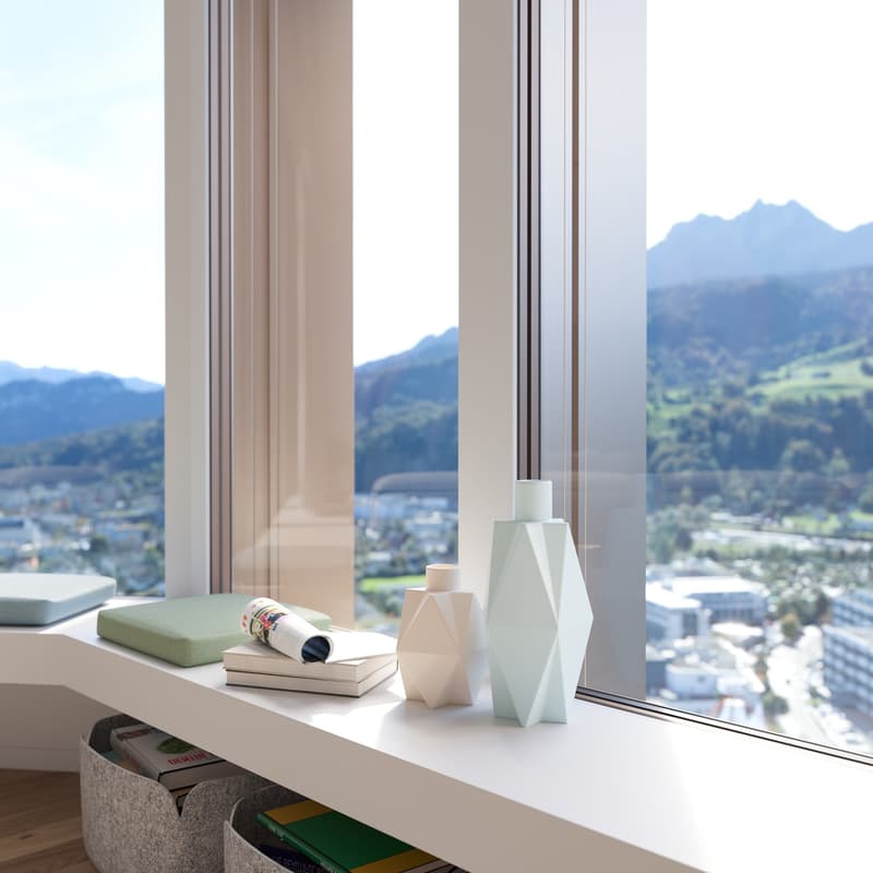 Exklusive 4.5-Zimmerwohnung im Eigentumsstandard -Willkommen im Pilatus Tower (2)