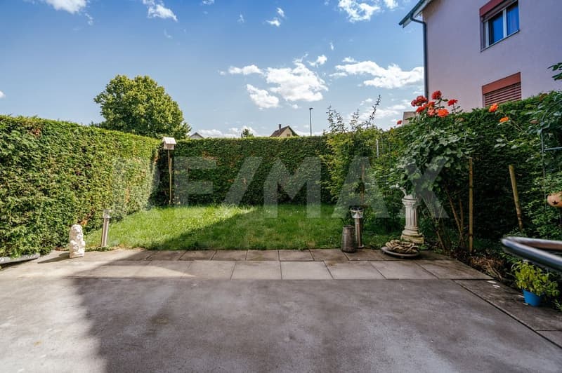 Gut angebunden: unkomplizierte 3½-Zimmer-Wohnung mit Garten (2)