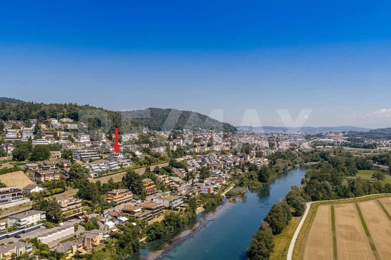 Exklusive 3½-Zimmer-Terrassenwohnung mit traumhafter Aussicht (3)