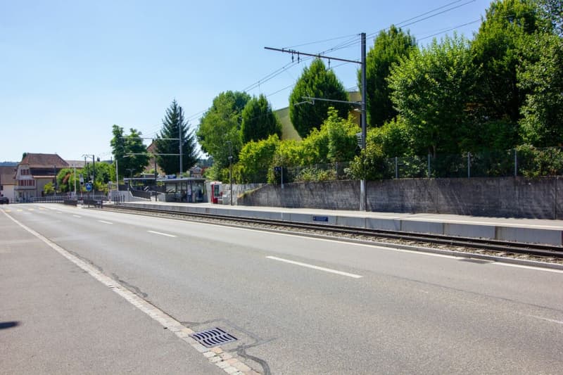 Haltestelle Unterentfelden, Oberdorf direkt vor der Haustüre