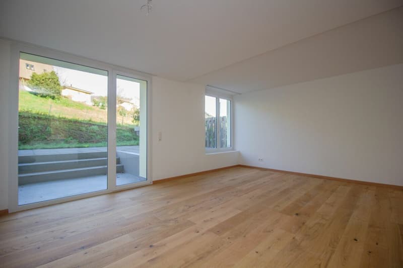 Wohnbereich mit Zugang Terrasse