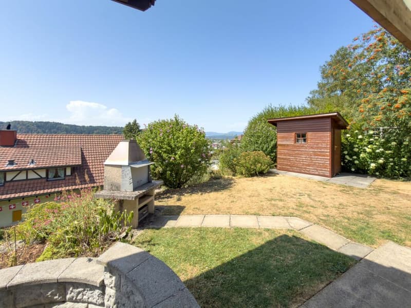 Garten, Ausblick über Suhrental
