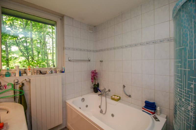 Bad mit Whirlpool und Dusche
