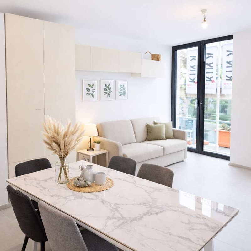 Paradiso - Moderno 1.5 locali arredato con posteggio | Prima locazione (6)