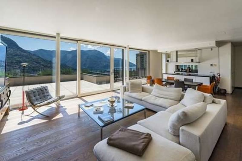 Moderno attico con ampia terrazza panoramica e vista lago - Lugano (9)