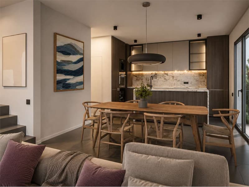 Melano - Nuova villa con 3 camere e giardino privato (6)