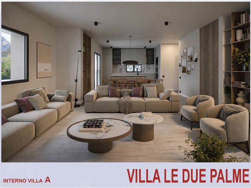 Melano - Nuova villa con 3 camere e giardino privato (4)