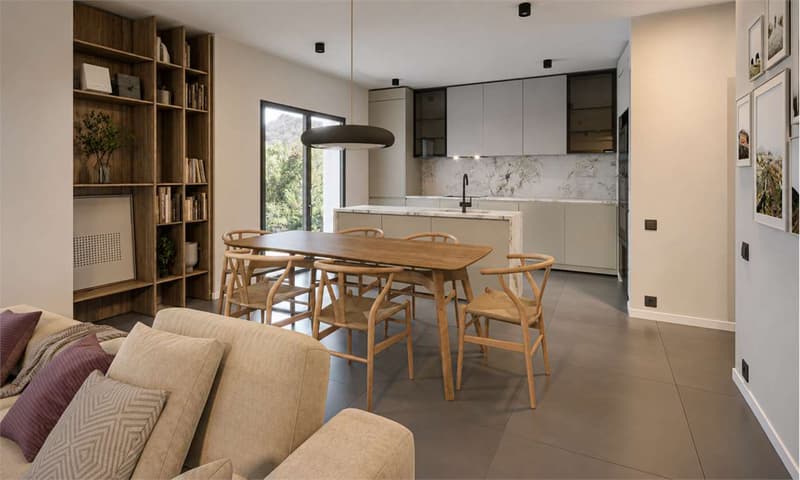 Melano - Nuova villa con giardino privato (5)