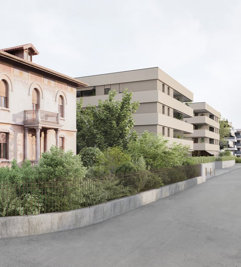 Ampio 4.5 locali di nuova costruzione con giardino e 2 posti auto (3)