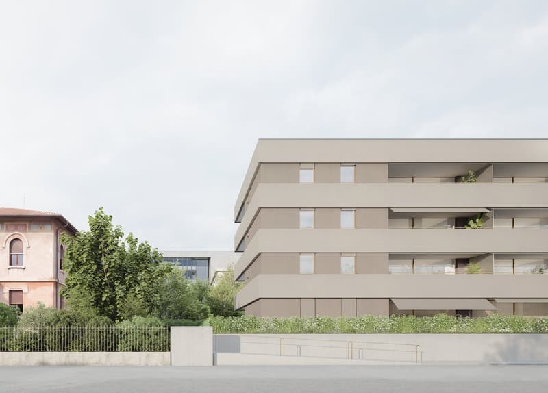 Ampio 4.5 locali di nuova costruzione con giardino e 2 posti auto (7)