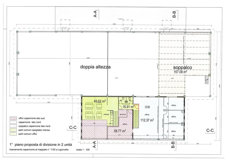 Office, kitchen, dining room, bedroom, storage room, bathroom, balcony