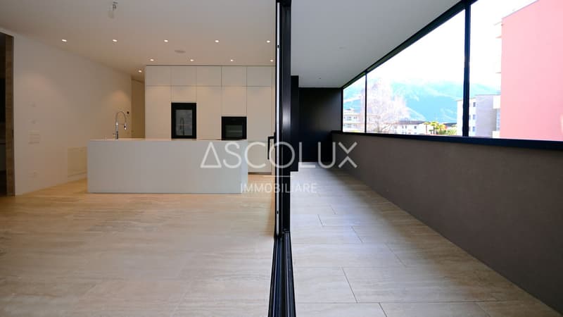Moderno Appartamento 2.5 locali in residenza con spazio piscina esterna riscaldata e sauna (4)