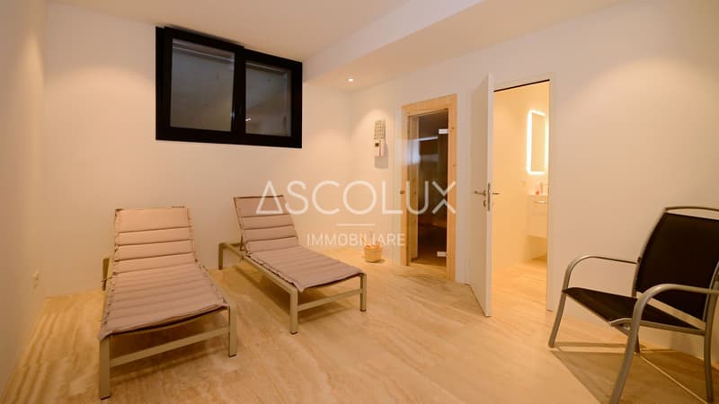 Moderno Appartamento 2.5 locali in residenza con spazio piscina esterna riscaldata e sauna (12)
