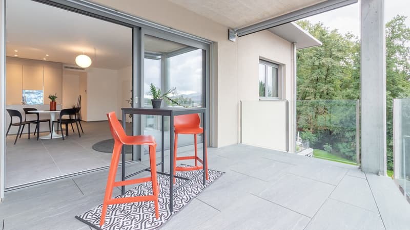 Modern and quiet rooms – 3.5 rooms in an exclusive residence on the outskirts of town (7)