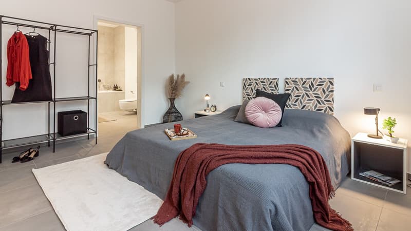 Modern and quiet rooms – 3.5 rooms in an exclusive residence on the outskirts of town (11)