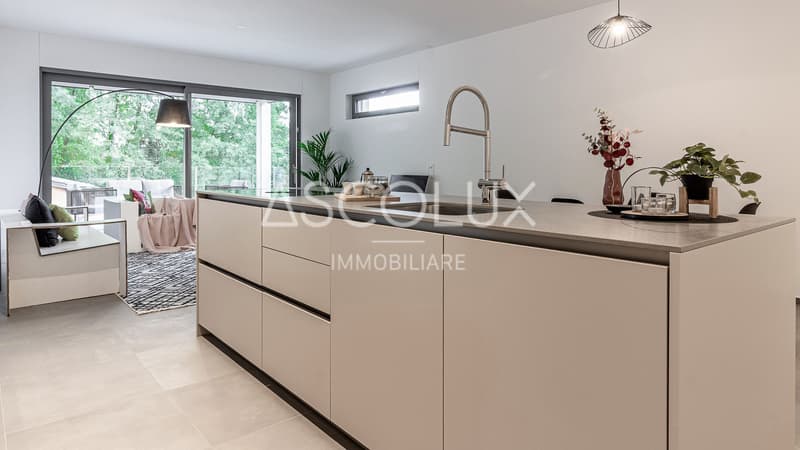 Moderne Räume – 4.5 Zimmer mit Garten (5)