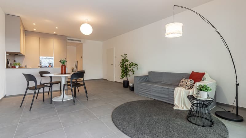 Moderne und ruhige Räume – 3.5 Zimmer mit Garten (9)