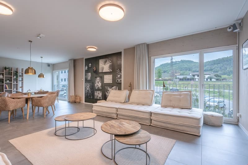 Lounge, sala relax, fitness e veranda a disposizione alla Residenza My Stay Comfort