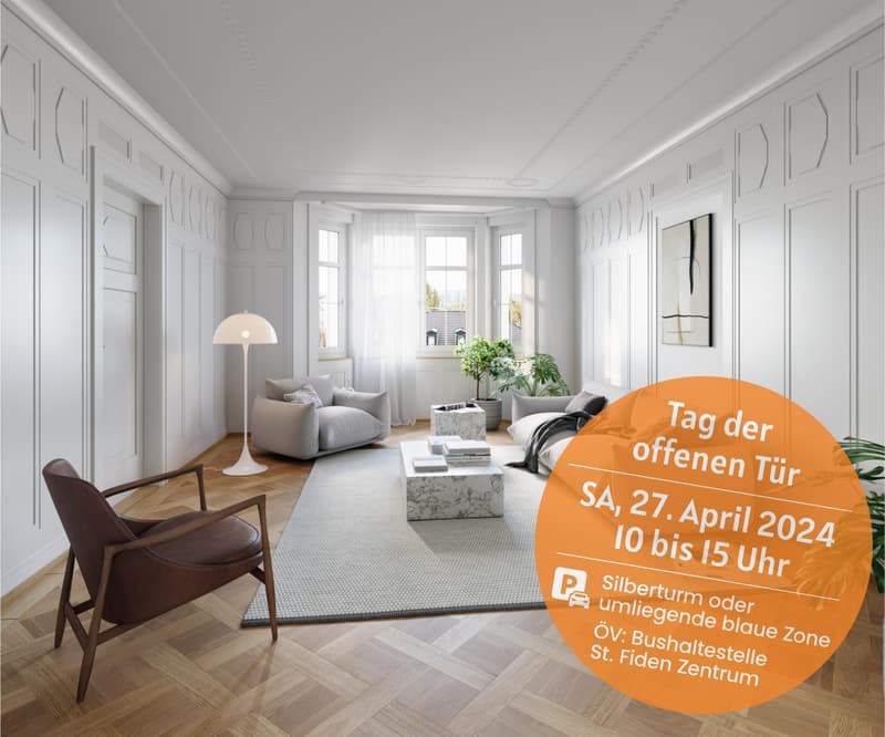 3.5 Zimmerwohnung in St. Gallen (1)