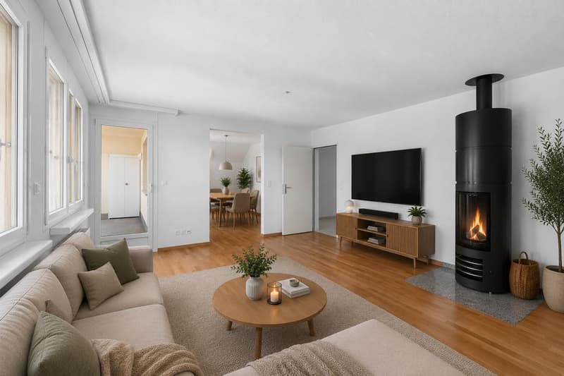 Wunderschöne 4.0 Zimmerwohnung in Erlenbach (2)