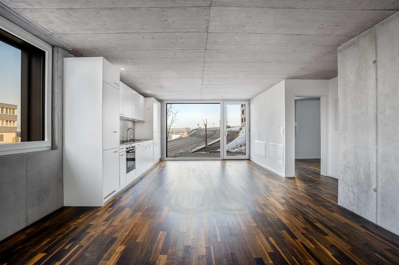 Helle 2.5-Zimmer-Wohnung mit moderner Küche und eigenem Sitzplatz (4)