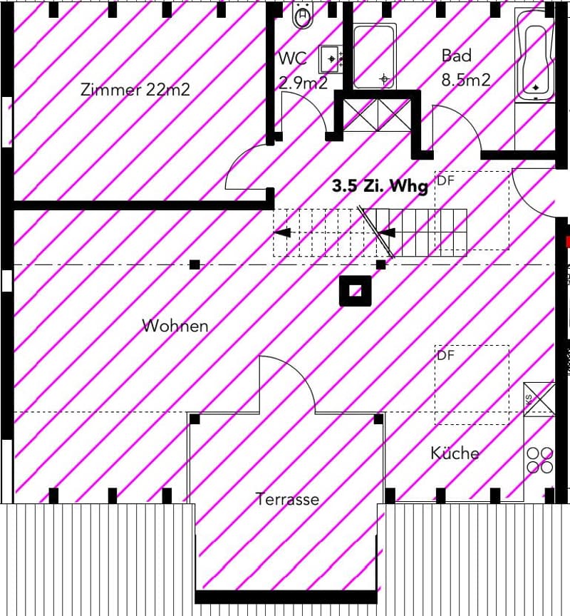 Grosszügige 3.5-Zimmer-Wohnung im beliebten Herblinger-Quartier (9)
