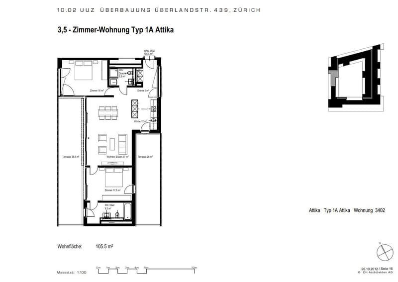 3.5 Zimmerwohnung in Zürich (12)