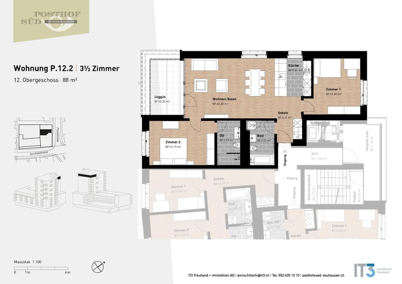 Neu Hausen in Neuhausen - moderne 3.5-Zimmer-Wohnung mit atemberaubender Aussicht (9)
