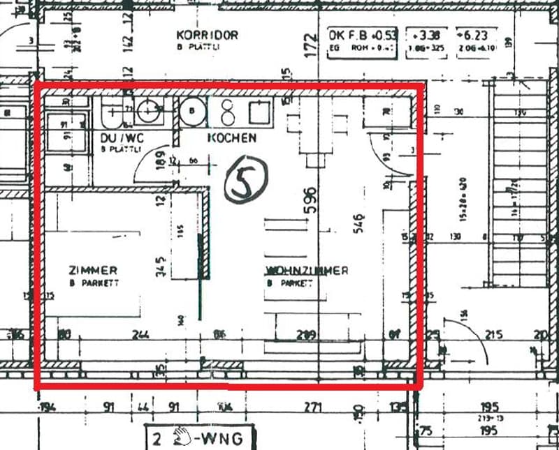 2.0 Zimmerwohnung in Ramsen (7)