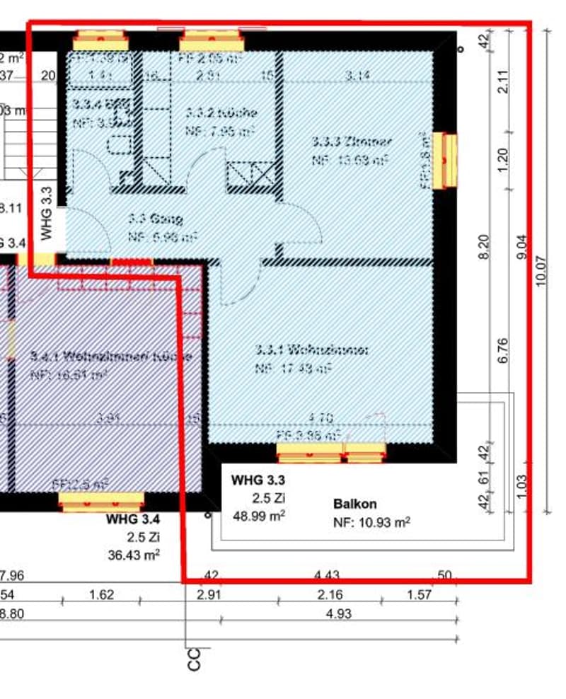 2.5 Zimmerwohnung in Neuhausen am Rheinfall (11)
