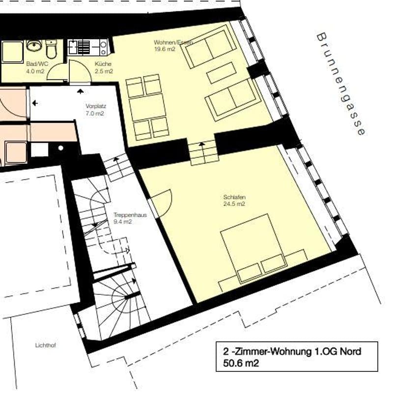 2.0 Zimmerwohnung in Schaffhausen (5)