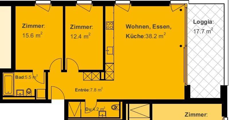 3.5 Zimmerwohnung in Neunkirch (8)