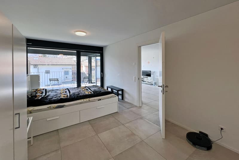 ELEGANTE AMPIO E MODERNO 2.5 LOCALI CON TERRAZZA AD AGNO (5)