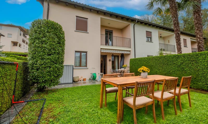 OCCASIONE - SPAZIOSA CASA 5.5 CON GIARDINO A LUGANO PAZZALLO (9)
