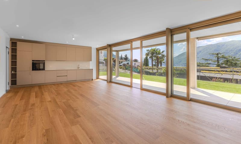 STUPENDO E MODERNO 2.5 CON GIARDINO E VISTA LAGO A BISSONE (6)